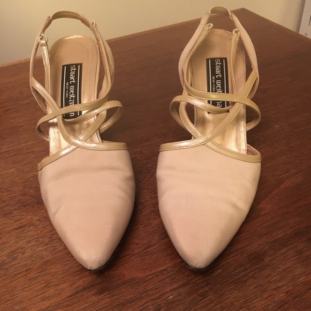 Lovely Slingback Heels By Stuart Weizmann. - image 1
